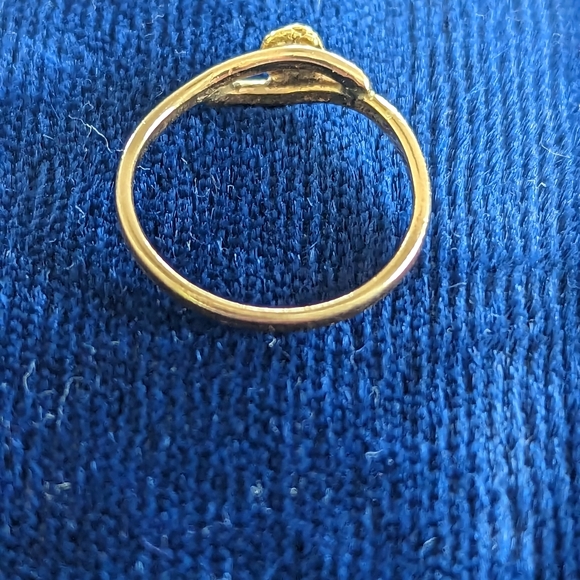 Solid Gold Nugget Ring - Picture 3 of 4